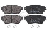 Juego de pastillas de freno, freno de disco 35291 ABS