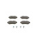 Juego de pastillas de freno, freno de disco BP2457 Bosch, Miniatura 5