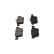 Juego de pastillas de freno, freno de disco KBP-10003 Kavo parts, Miniatura 4