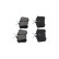 Juego de pastillas de freno, freno de disco KBP-10009 Kavo parts, Miniatura 4