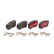 Juego de pastillas de freno, freno de disco P 30 051X Brembo, Miniatura 2