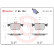 Juego de pastillas de freno, freno de disco P 85 124X Brembo