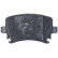 Juego de pastillas de freno GDB1622 TRW, Miniatura 2