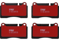 Juego de pastillas de freno GDB1670DTE TRW