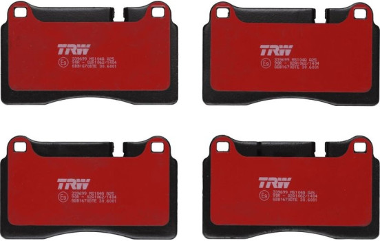 Juego de pastillas de freno GDB1670DTE TRW
