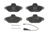 Juego de pastillas de freno GDB1745 TRW