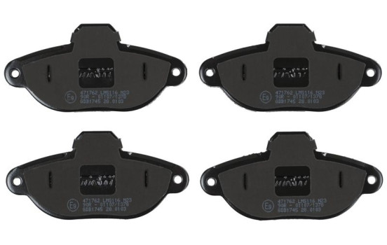 Juego de pastillas de freno GDB1745 TRW, Imagen 6