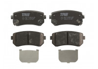 Juego de pastillas de freno GDB3474 TRW