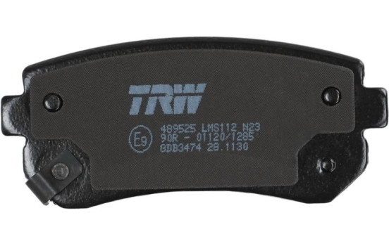 Juego de pastillas de freno GDB3474 TRW, Imagen 6