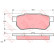 Juego de pastillas de freno GDB775 TRW
