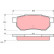 Juego de pastillas de freno GDB775 TRW, Miniatura 2