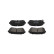 Juego de pastillas de freno KBP-4007 Kavo parts, Miniatura 3