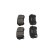 Juego de pastillas de freno KBP-4007 Kavo parts, Miniatura 4