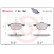 Juego de pastillas de freno P 24 158 Brembo, Miniatura 2