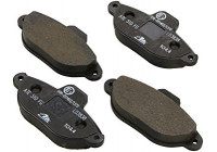 Pastillas de freno de cerámica con bajo contenido de polvo 13.0470-3838.2 ATE