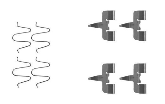 Kit de accesorios, pastilla de freno de disco