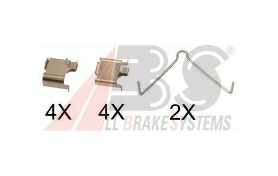 Kit de accesorios, pastilla de freno de disco, Imagen 2