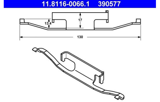 Resorte, pinza de freno, Imagen 2