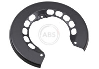 Placa de cubierta, disco de freno