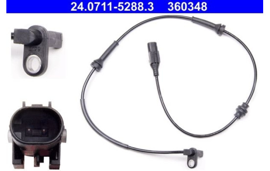 Sensor ABS 24.0711-5288.3 ATE, Imagen 2