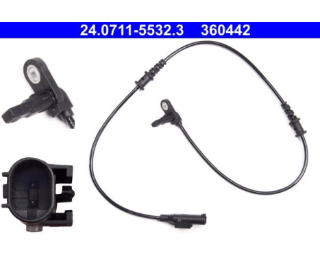 Sensor ABS 24.0711-5532.3 ATE