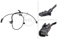 Sensor de velocidad de la rueda 31546 ABS