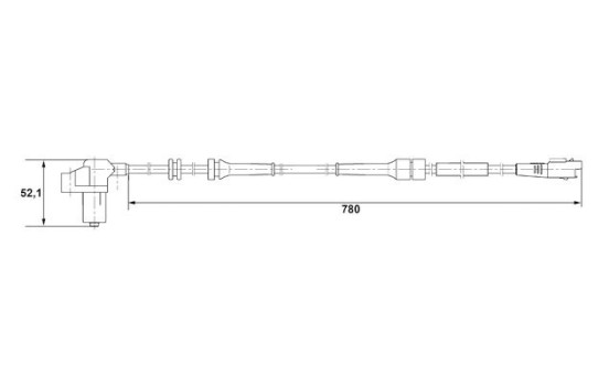 Sensor de velocidad de la rueda DF6 Bosch, Imagen 5