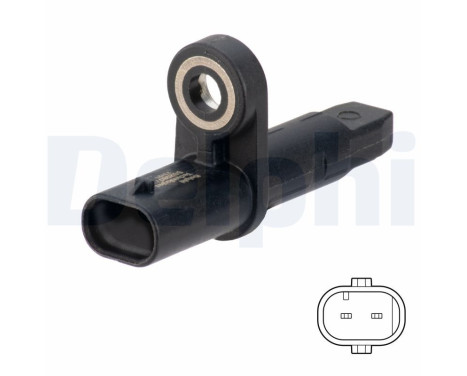 Sensor de velocidad de la rueda SS20801 Delphi