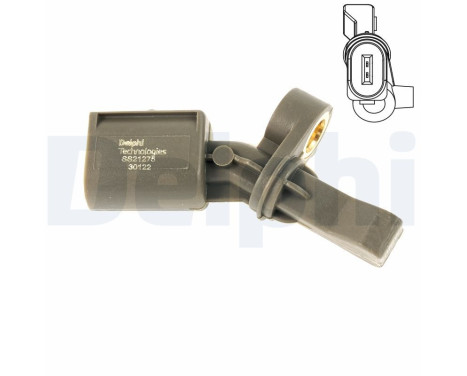 Sensor de velocidad de la rueda SS21275-12B1 Delphi