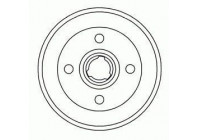 Tambor de freno 2325-S ABS