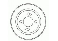 Tambor de freno 2346-S ABS