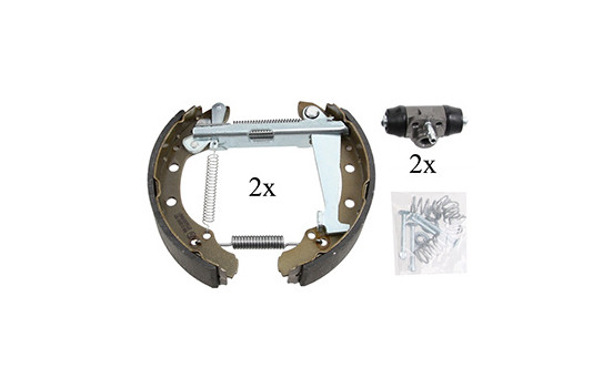 Juego de zapatas de freno 111411 ABS, Imagen 2