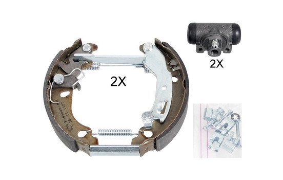 Juego de zapatas de freno 111454 ABS