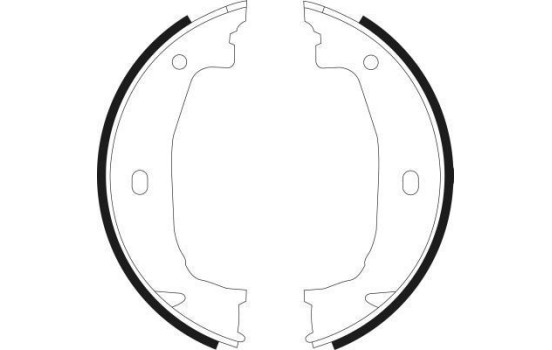 Juego de zapatas de freno, freno de estacionamiento 9069 ABS
