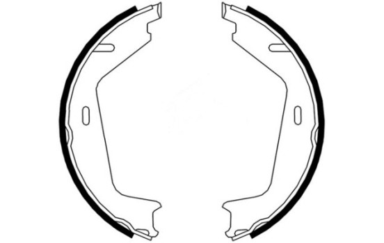 Juego de zapatas de freno, freno de estacionamiento 9071 ABS