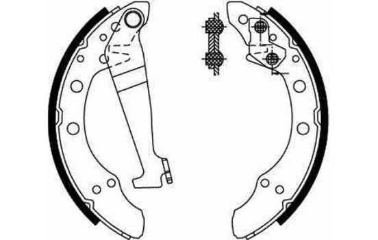 Juego de zapatas de freno GS8092 TRW, Imagen 2