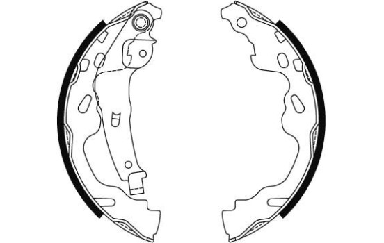 Juego de zapatas de freno GS8480 TRW, Imagen 2