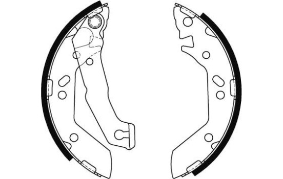Juego de zapatas de freno GS8684 TRW, Imagen 2