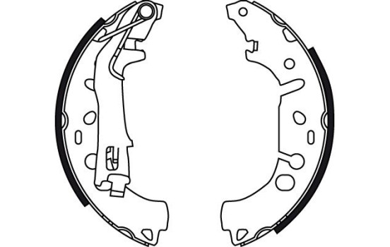Juego de zapatas de freno GS8719 TRW, Imagen 2