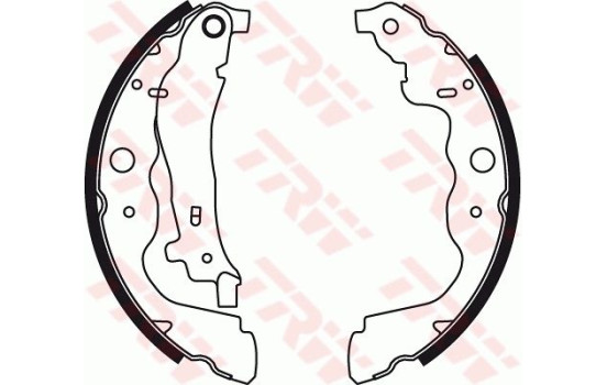 Juego de zapatas de freno GS8780 TRW, Imagen 2