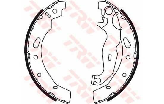 Juego de zapatas de freno GS8787 TRW