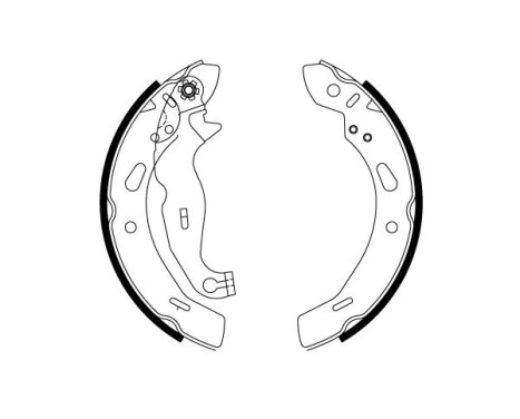 Juego de zapatas de freno GS8814 TRW