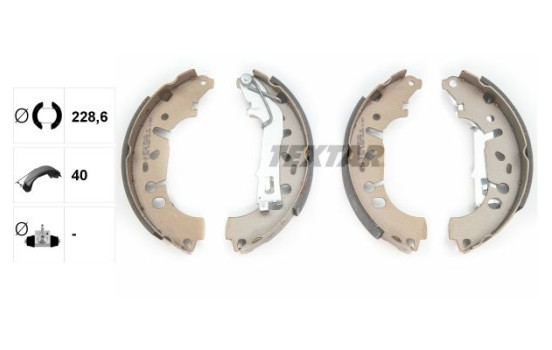 Juego de zapatas de freno