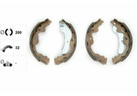 Juego de zapatas de freno