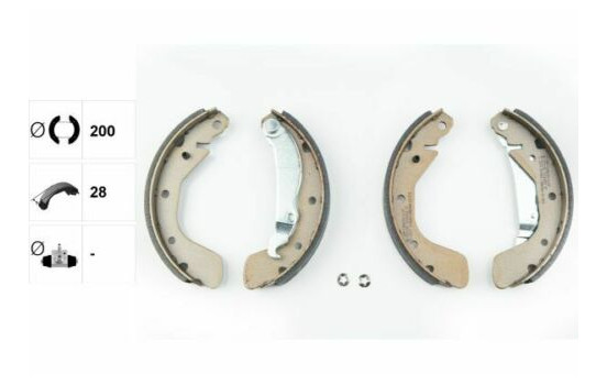 Juego de zapatas de freno