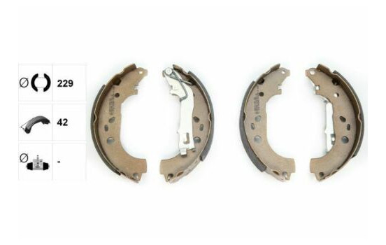 Juego de zapatas de freno