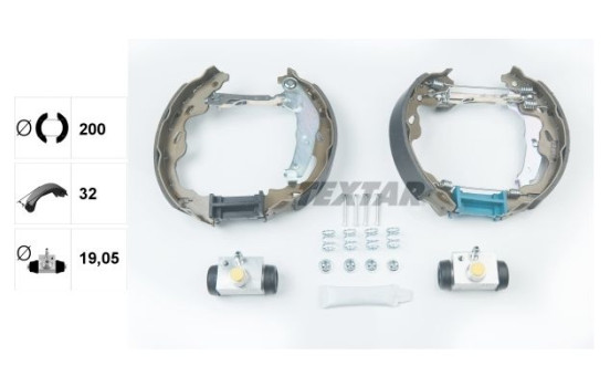 Juego de zapatas de freno