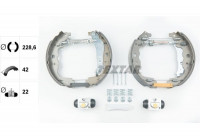 Juego de zapatas de freno