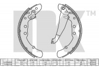 Juego de zapatas de freno