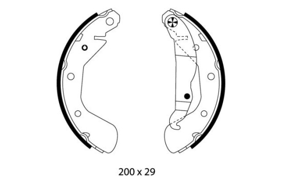 Juego de zapatas de freno, Imagen 2